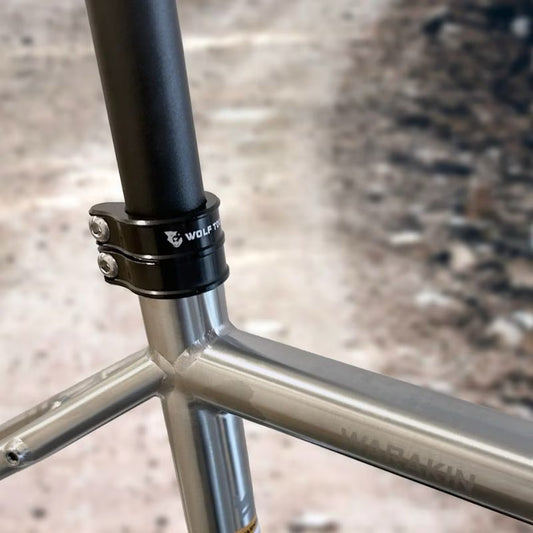 Wolf Tooth Double Seatpost Clamp 2-Bolt 35mm/31.6 mm Black / ウルフトゥース ダブルシートクランプ