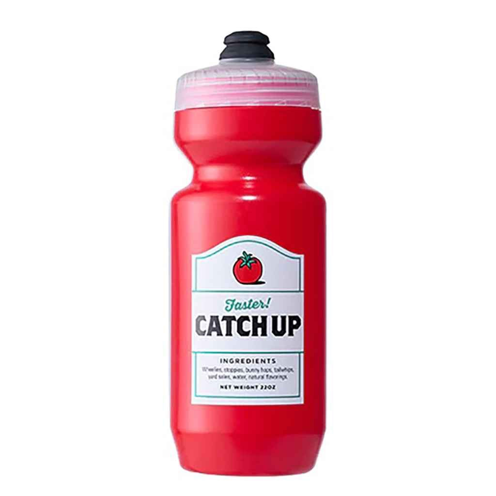 SPURCYCLE catch up water bottle (red)