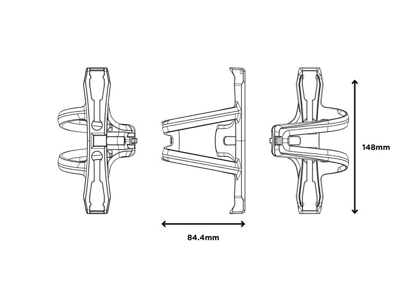 RESTRAP / SIDE RELEASE BOTTLE CAGE