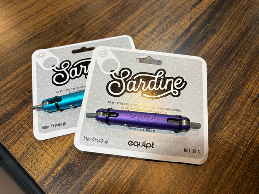 カッコよくて、使いやすい、携帯性も◎な工具"Sardine"