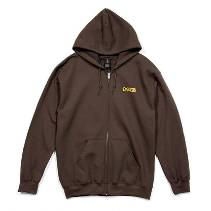 *BLUE LUG* mks pretzel zip hoodie (brown)