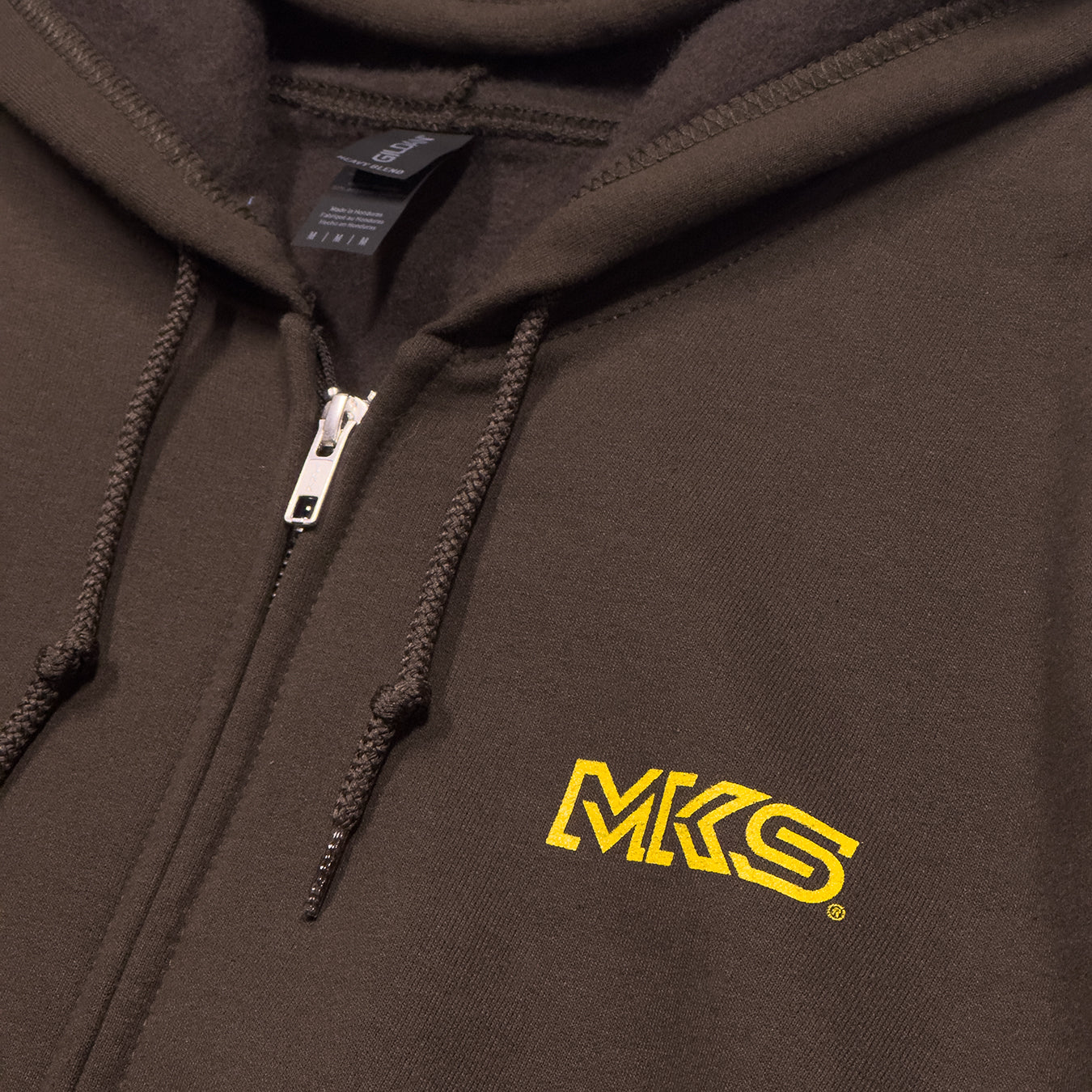 *BLUE LUG* mks pretzel zip hoodie (brown)