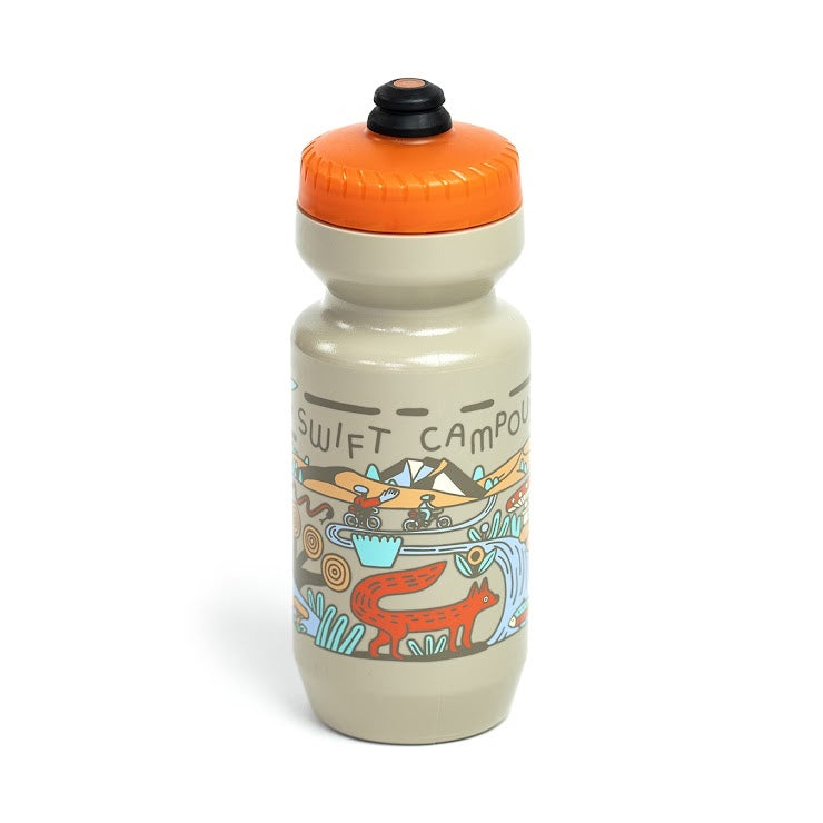 *SWIFT INDUSTRIES* campout 2024 water bottle (sand)