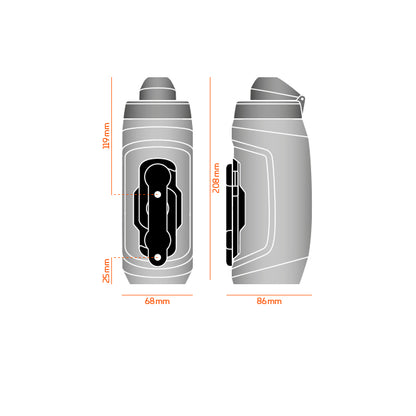 FIDLOCK TWIST BOTTLE + BIKE BASE 590ml SMOKE