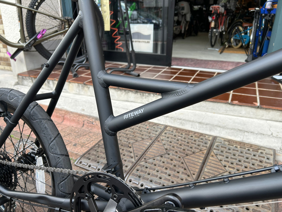 RITEWAY GLACIER（グレイシア）マットブラック 400mm
