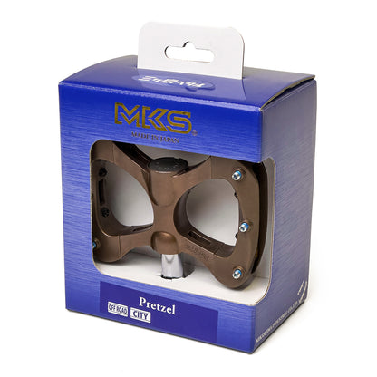 MKS / 三ヶ島ペダル pretzel pedal (pretzel brown/limited color)